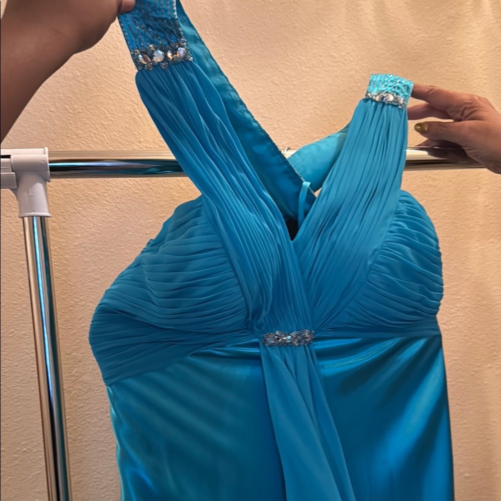 Elegant Blue Evening Dress